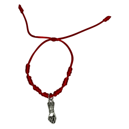 Pulsera 7 Nudos con Puño Cerrado / Higa / Figa HOSTENATURA - Ahuyenta mal de ojo, envidia y celos