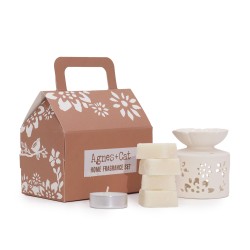 Agnes & Cat Marokkaanse geur cadeauset - oliebrander, aromatische wassen en theekaars