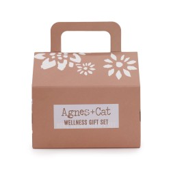 Agnes & Cat Moroccan Morning Wellness Gift Set - Handmade Soap, Solid Shampoo, Lip Balm and Oil Roll-on