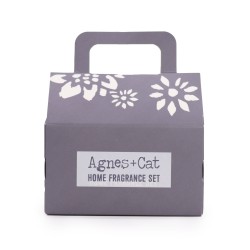 Agnes & Cat Windemere Fragrance Gift Set - Oil Burner, Aromatic Waxes and Tea Candle