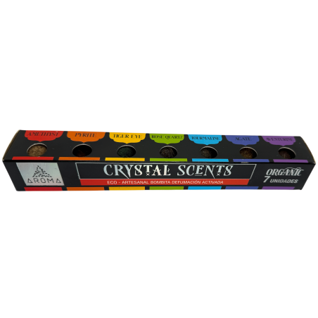 Crystal Scents Aroma Fragrances Activated Scenting Bombs - 7 Organic Frankincense Bombs Inspired by Minerals