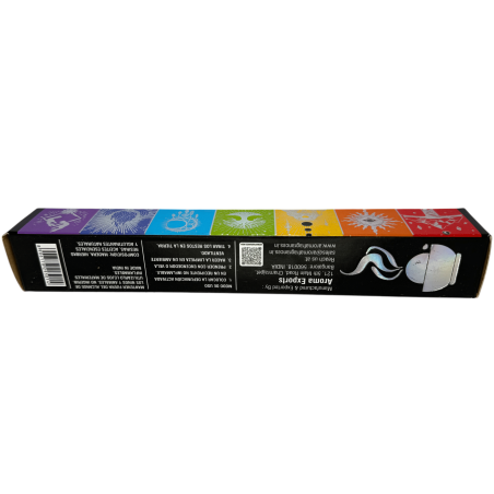 Bombitas Defumación Activada Crystal Scents Aroma Fragrances - 7 Bombitas de incienso orgánicas inspiradas en los minerales