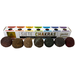 Sette Chakra Bombe Profumate Attivate Fragranze Aromatiche - 7 Bombe di Incenso Biologico