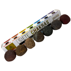 Sette Chakra Bombe Profumate Attivate Fragranze Aromatiche - 7 Bombe di Incenso Biologico