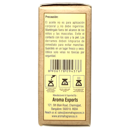 Aceite de Fragancia Canela Aroma Fragrances 10ml.