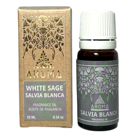 Vit salvia doftolja arom dofter 10ml.