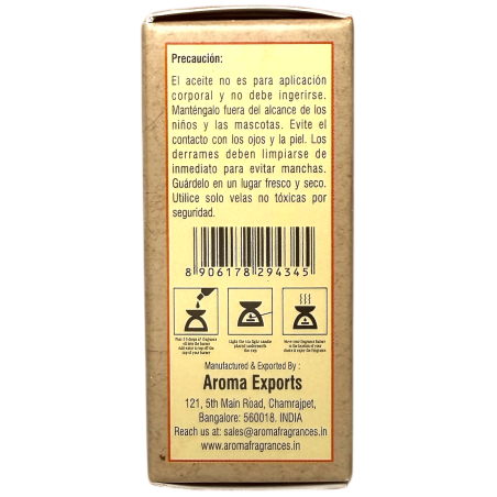 Aceite de Fragancia Sándalo Aroma Fragrances 10ml.