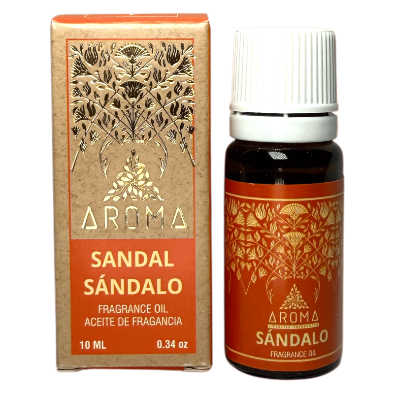 Aceite de Fragancia Sándalo Aroma Fragrances 10ml.-Aceites de Fragancia AROMA Fragrances-HOSTENATURA