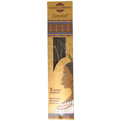 Sandalwood Incense SACRED ELEMENTS HEM - 10 artisan organic sticks