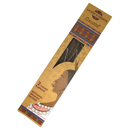 Sandelhout Wierook SACRED ELEMENTS HEM - 10 ambachtelijke biologische stokjes