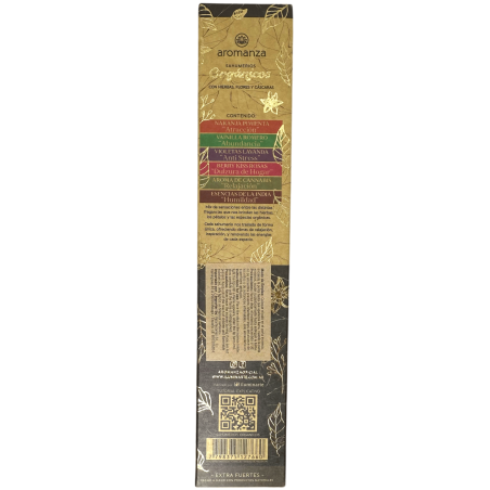 Sahumerio Orgánico Variedad de Fragancias con Hierbas, Flores y Cáscaras Aromanza Argentina - 6 varillas - 6 Sensaciones