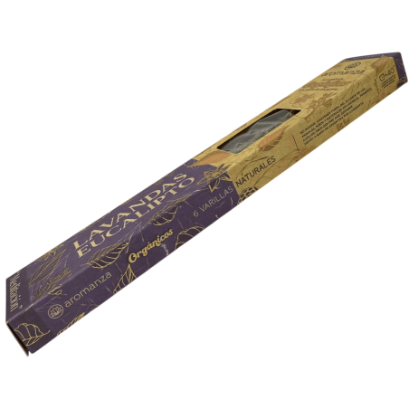 Lavanda Orgânica e Eucalipto Fumaça com Folhas de Eucalipto Aromanza Argentina - 6 varas naturais - Meditação