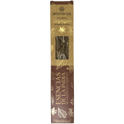 Sahumeri Orgànic Essències de l'Índia amb Herbes Naturals Aromanza Argentina - 6 varetes naturals - Humilitat