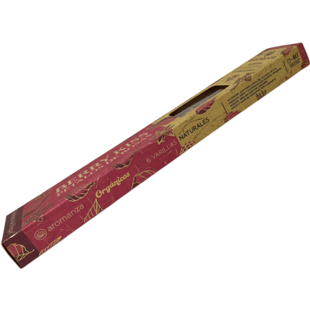 Incenso Bacio Bacca Biologico con Petali di Rosa Aromanza Argentina - 6 bastoncini naturali - Dolcezza di Casa