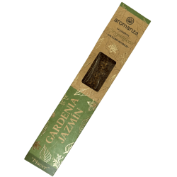 Sahumerio Orgánico Gardenia y Jazmín con Flores Naturales Aromanza Argentina - 6 varillas naturales - Placer