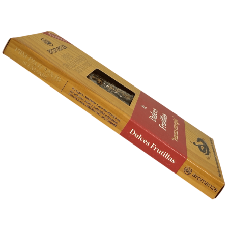 Mini Palo Santo Tămâie Good Wave cu căpșuni dulci Aromanza Argentina - 8 înmuieri durata 40min - Good Energy