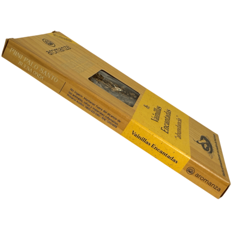 Mini tămâie Palo Santo Good Wave cu vanilii fermecate Aromanza Argentina - 8 fumuri 40min durata - Abundență