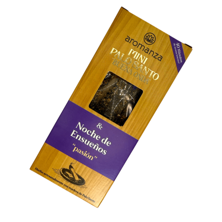 Mini Palo Santo Good Wave Incense Dreamy Nights Aromanza Argentina - 8 Smokes 40min duration - Passion