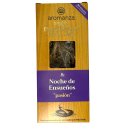 Mini Palo Santo Good Wave Encens Nuits de Rêve Aromanza Argentina - 8 Fumées Durée 40min - Passion