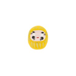 Boneca Daruma Yellow Little Fortune - Japão Tradicional - Propósito