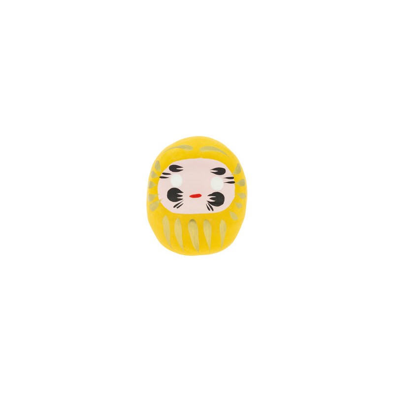 Boneca Daruma Yellow Little Fortune - Japão Tradicional - Propósito-Daruma Tradicional Japão-HOSTENATURA