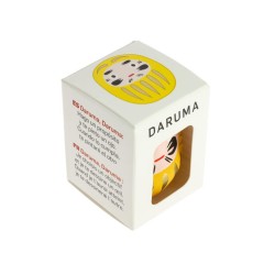 Boneca Daruma Yellow Little Fortune - Japão Tradicional - Propósito