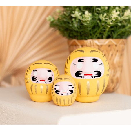 Daruma geel Little Fortune - traditioneel Japan - doel pop