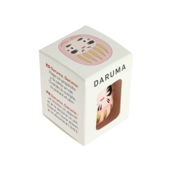 Daruma Rosa Pequeño Afecto - Tradicional Japón - Muñeco de los propósitos