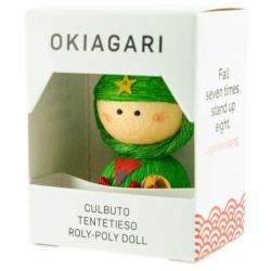 Okiagari Tentetieso Ninja - Muñeco Japones - Color Aleatorio