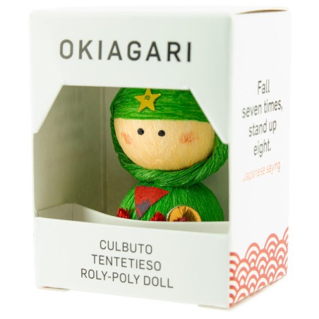 Okiagari Tentetieso Ninja - Muñeco Japones - Color Aleatorio