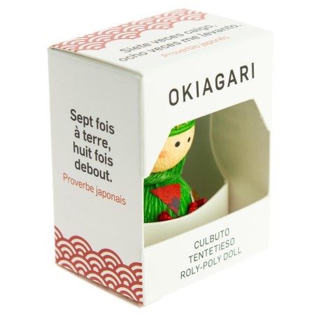 Okiagari Tentetieso Ninja - Muñeco Japones - Color Aleatori
