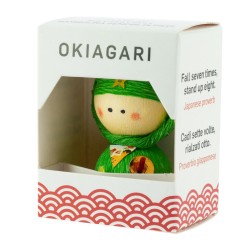 Okiagari Tentetieso Ninja - Muñeco Japones - Color Aleatorio