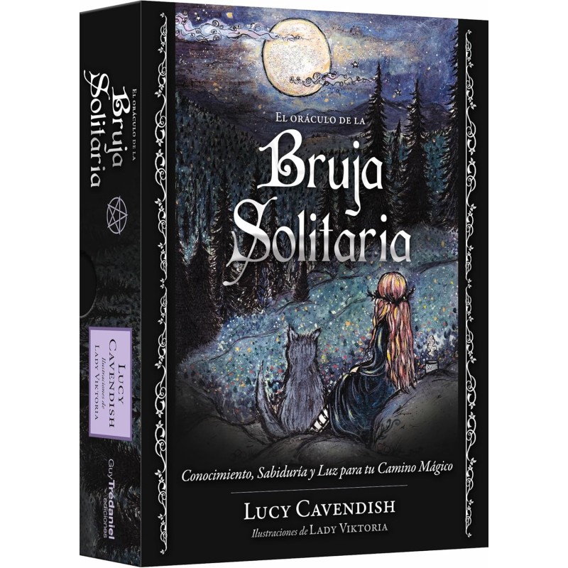 Das Orakel der einsamen Hexe - Lucy Cavendish - 45 Karten und 184-seitiger Reiseführer-TAROT-HOSTENATURA