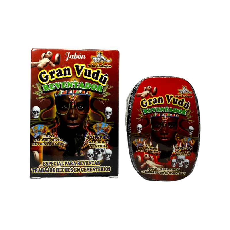 Esoteric Soap Great Voodoo Bursting Spells Mystical Esoteric 100gr. - Special for popping works made in cemeteries-ESOTERIC SOAPS-HOSTENATURA