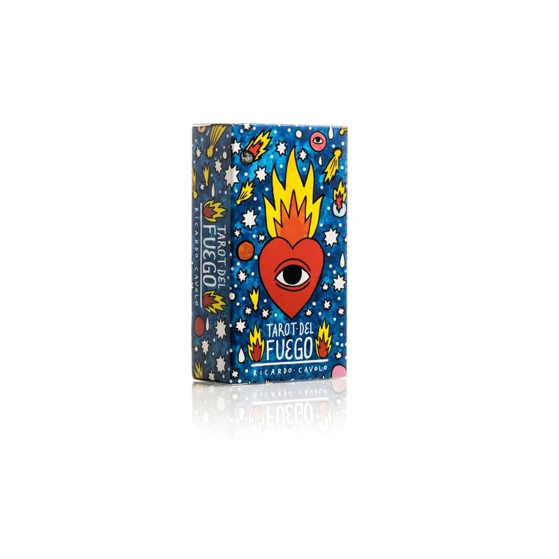 Tarot del Fuego Ricardo Cavolo - Fournier - 78 de cărți color și broșură de instrucțiuni-TAROT-HOSTENATURA
