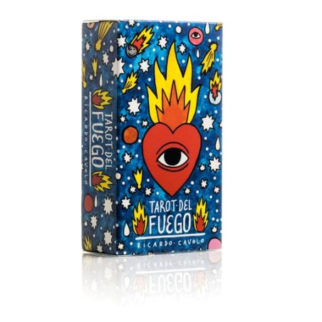 Tarocchi del Fuoco Ricardo Cavolo - Fournier - 78 carte a colori e libretto di istruzioni