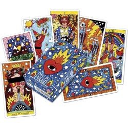 Tarot del Fuego Ricardo Cavolo - Fournier - 78 full-color cards and instruction booklet