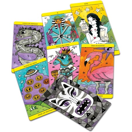 Das magische Tarot Amaia Arrazola - Fournier - 78 farbige Karten und Anleitungsheft