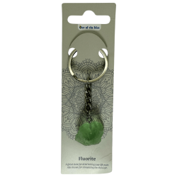 Clauer Mineral en brut Fluorita - Tranquil·litat, Saviesa i Força de Voluntat