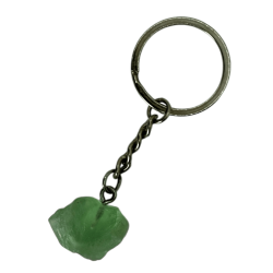 Raw Mineral Keychain Fluorite - Tranquility, Wisdom and Willpower