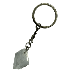 Raw Mineral Key Chain Quartz Rock - Concentration and Memory