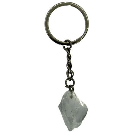 Raw Mineral Key Chain Quartz Rock - Koncentration och minne