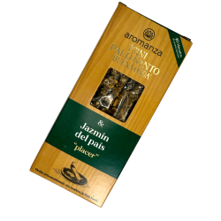 Mini Encens Palo Santo Good Wave Jasmin du pays Aromanza Argentina - 8 Fumées Durée 40min - Plaisir