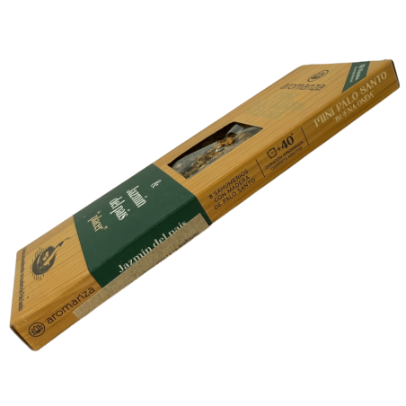 Incienso Mini Palo Santo Buena Onda Jazmín del país Aromanza Argentina - 8 Sahumerios 40min duración - Placer