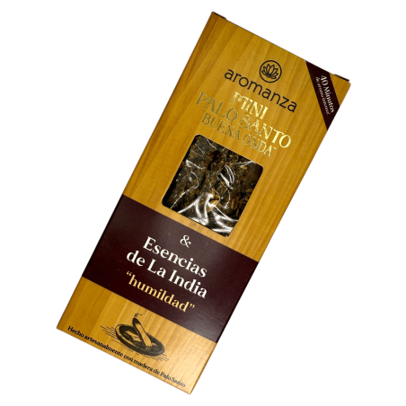 Mini Palo Santo Good Wave Wierook Essences van India Aromanza Argentinië - 8 Smokes 40min duur - Nederigheid