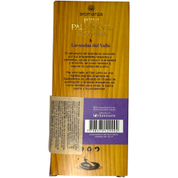 Mini Palo Santo Good Wave Lavender från dalen Rökelse Aromanza Argentina - 8 rökelse 40 min varaktighet - Anti Stress