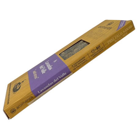 Mini Palo Santo Good Wave Lavender din Valea Tămâie Aromanza Argentina - 8 Tămâie 40min durată - Anti Stress