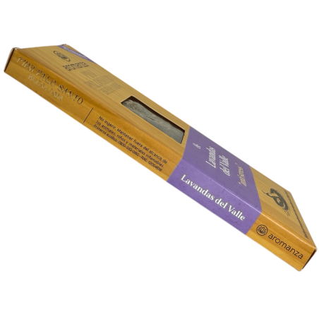 Mini Palo Santo Bonne Vague Lavande de la Vallée Encens Aromanza Argentina - 8 Encens durée 40min - Anti Stress