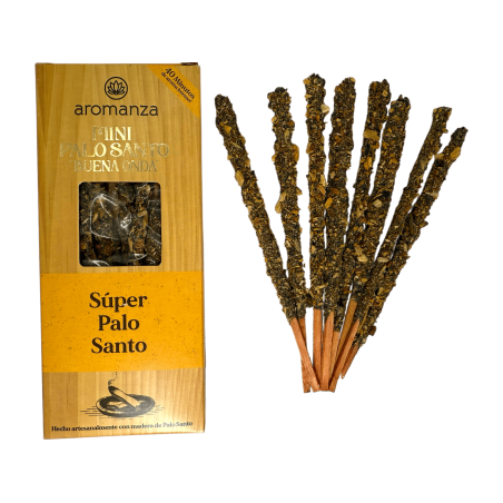 Mini Palo Santo Good Wave Super Palo Santo Wierook Aromanza Argentina - 8 Smokes 40min duur