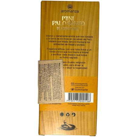 Mini Palo Santo Good Wave Super Palo Santo Wierook Aromanza Argentina - 8 Smokes 40min duur